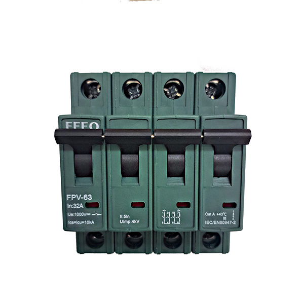 MCB DC 4P 32A 1000V 4 MCB4P32