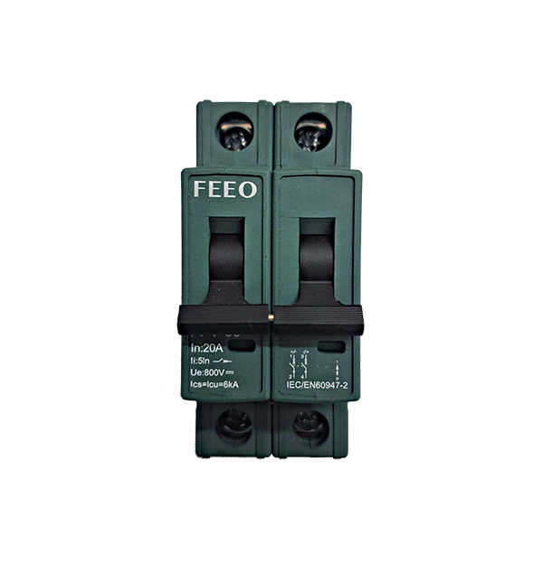 MCB DC 2P 20A 800V 2 MCB DC 2P 20A 800V , CB Feeo