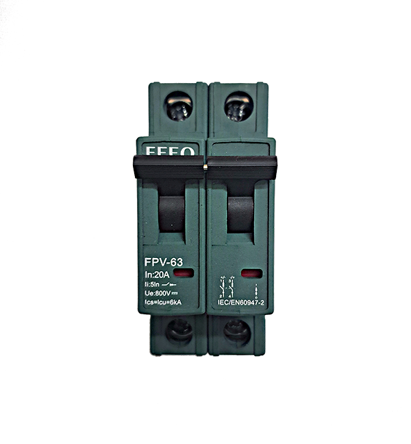 MCB DC 2P 20A 800V 3 MCBDC20