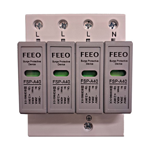 Bộ cắt sét AC 3P+N 40kA 4 SPDAC3P