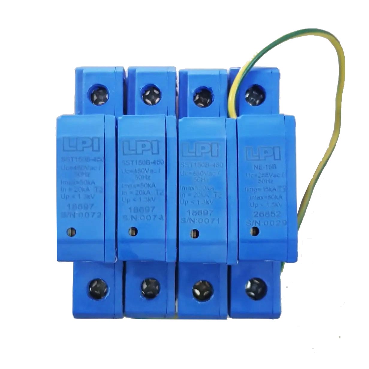 Bộ Chống Sét 3 Pha 50kA 3 Bộ Chống Sét 3 Pha 50kA, Bộ Cắt Sét 3 pha 50kA