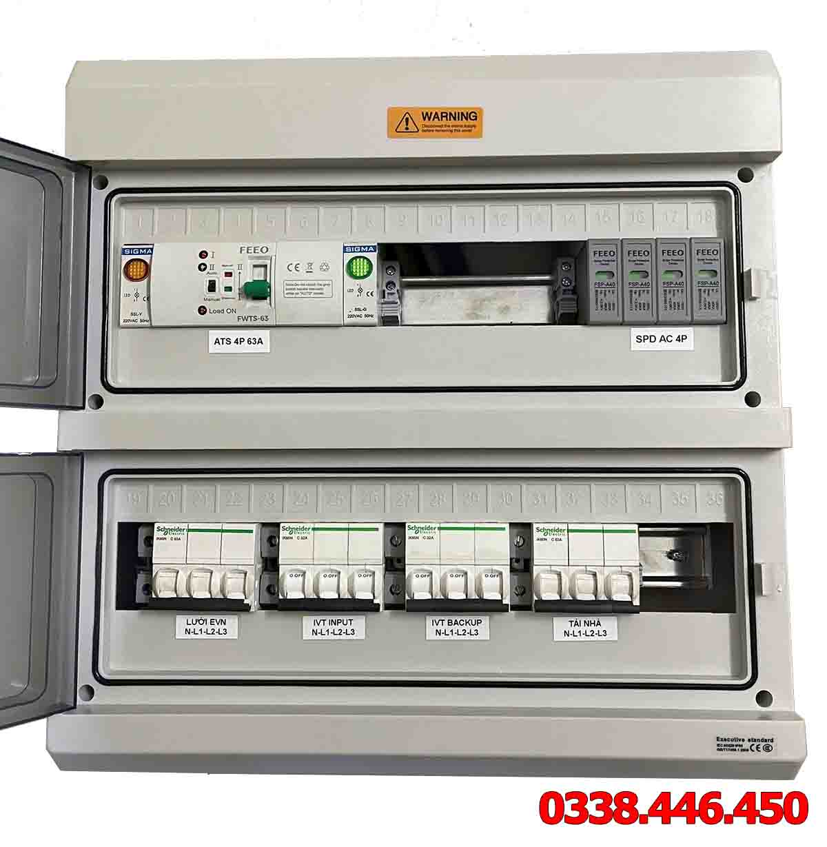 Tủ ATS 3 Pha 2 Tủ ATS 3 Pha