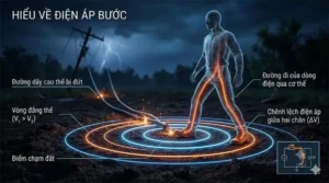 Điện Áp Bước Là Gì, Hướng dẫn cách nhảy lò cò an toàn để thoát khỏi vùng điện áp bước